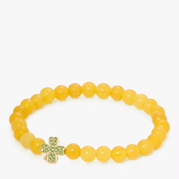 $78 Kate Spade Rainbow Joy Luck Charm Stretch Bracelet - Picture 7 of 7